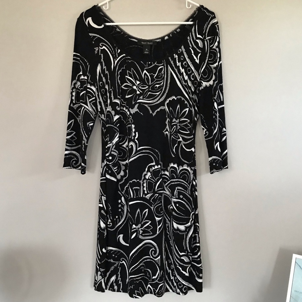 Cute black and white dress